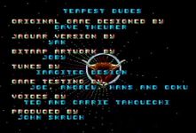une photo d'Ã©cran de Tempest 2000 sur Atari Jaguar
